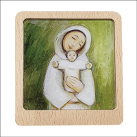 원목미니액자-생명의 어머니(상품코드:3490601)